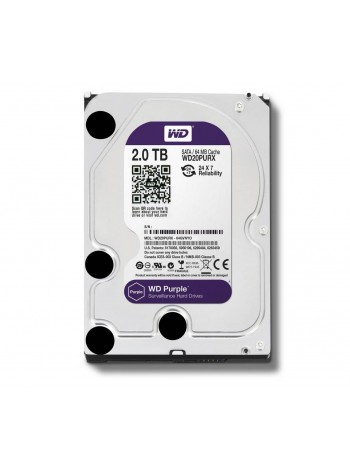 HDD 2 Tb, 3,5", жесткий диск 2 Tb, 3,5" Western Digital Purple